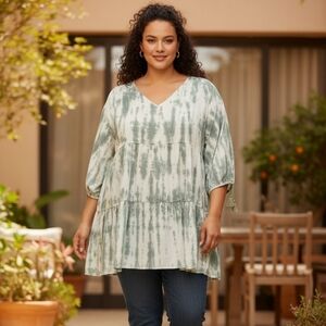 New Directions Tie Dye Tunic Dress BUY IT NOW